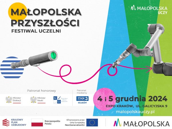 małopolska przyszłości festiwal uczelni 4 i 5 grudnia 2024
