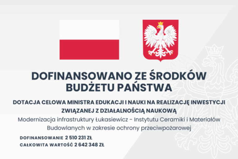 dofinansowano ze środków budżetu państwa