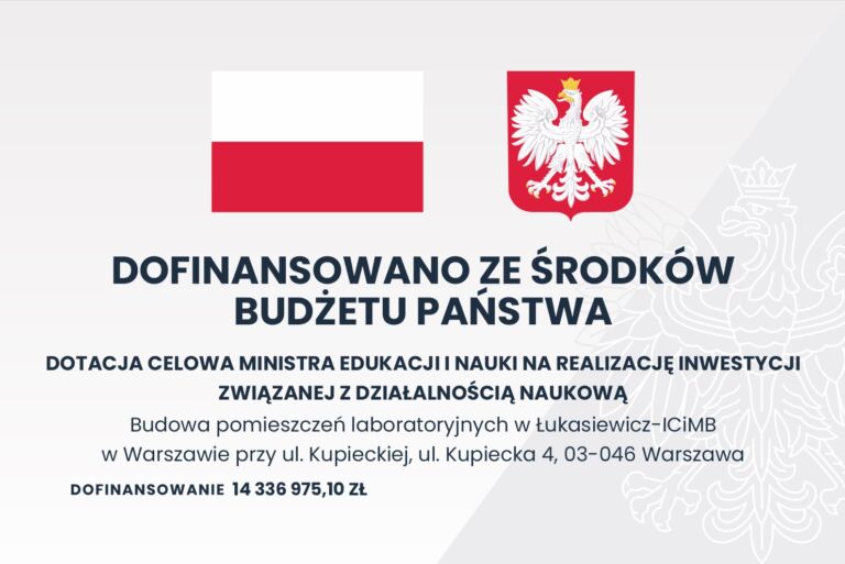 dofinansowano ze środków budżetu państwa
