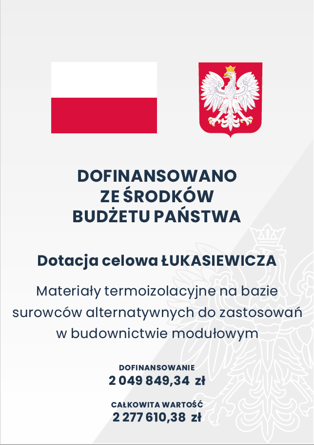 dofinansowano ze środków budżetu państwa